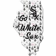 Chicago White Sox 12" Floral State Sign