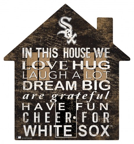 Chicago White Sox 12&quot; House Sign