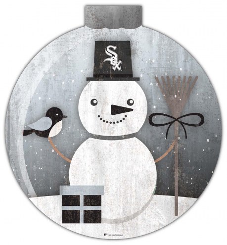 Chicago White Sox 12&quot; Snow Globe Wall Art