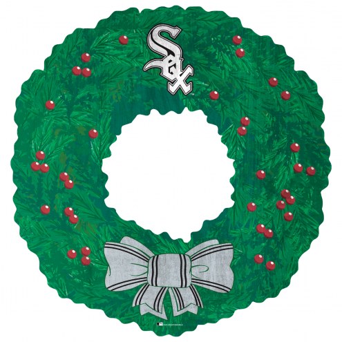 Chicago White Sox 16&quot; Team Wreath Sign