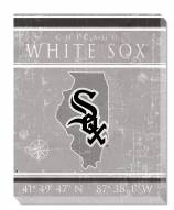 Chicago White Sox 16" x 20" Coordinates Canvas Print