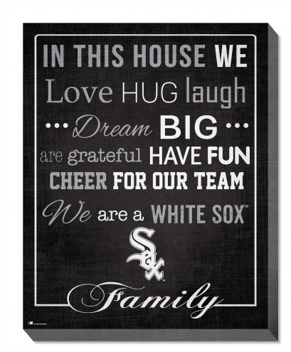 Chicago White Sox 16&quot; x 20&quot; In This House Canvas Print