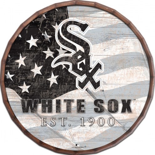 Chicago White Sox 24&quot; Flag Barrel Top