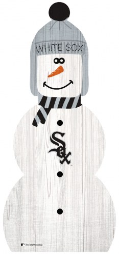 Chicago White Sox 31&quot; Snowman Leaner