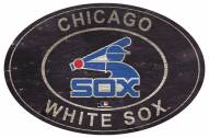 Chicago White Sox 46" Heritage Logo Oval Sign