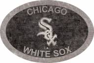 Chicago White Sox 46" Team Color Oval Sign