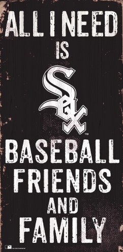 Chicago White Sox 6&quot; x 12&quot; Friends & Family Sign