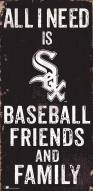 Chicago White Sox 6" x 12" Friends & Family Sign