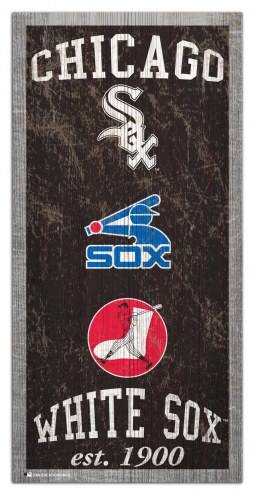 Chicago White Sox 6&quot; x 12&quot; Heritage Sign