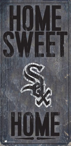Chicago White Sox 6&quot; x 12&quot; Home Sweet Home Sign