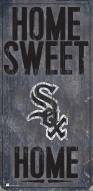 Chicago White Sox 6" x 12" Home Sweet Home Sign