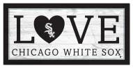 Chicago White Sox 6" x 12" Love Sign