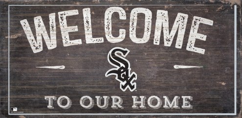 Chicago White Sox 6&quot; x 12&quot; Welcome Sign