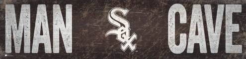 Chicago White Sox 6&quot; x 24&quot; Man Cave Sign