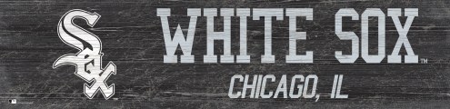 Chicago White Sox 6&quot; x 24&quot; Team Name Sign