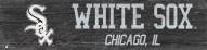 Chicago White Sox 6" x 24" Team Name Sign