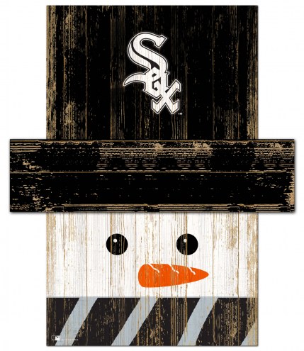 Chicago White Sox 6&quot; x 5&quot; Snowman Head