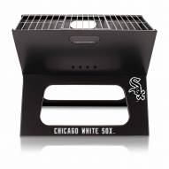 Chicago White Sox Black Portable Charcoal X-Grill