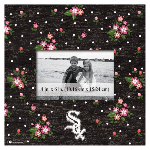 Chicago White Sox Floral 10&quot; x 10&quot; Picture Frame