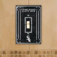 Chicago White Sox Glass Single Light Switch Plate Cover