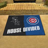 Chicago White Sox/Chicago Cubs House Divided Mat