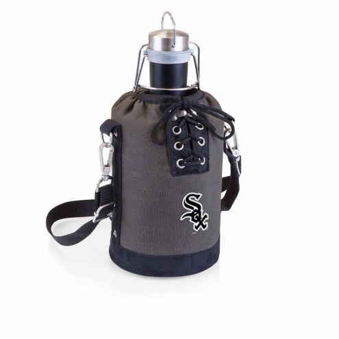 Chicago White Sox Insulated Growler Tote with 64 oz. Stainless Steel Growler