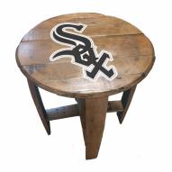 Chicago White Sox Oak Barrel Table