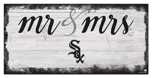Chicago White Sox Script Mr. & Mrs. Sign