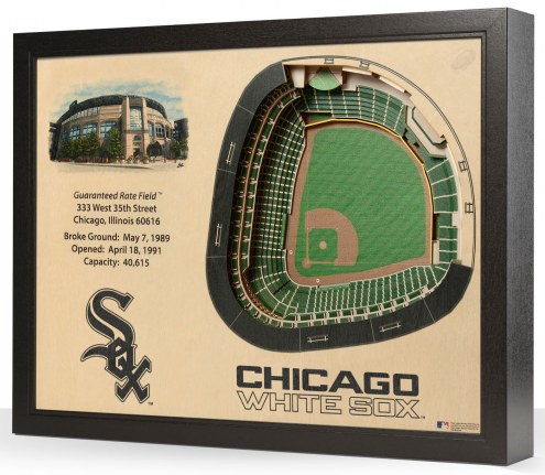 Chicago White Sox 25-Layer StadiumViews 3D Wall Art