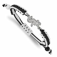 Chicago White Sox Stainless Steel Adjustable Cord Bracelet