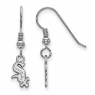 Chicago White Sox Sterling Silver Extra Small Dangle Earrings