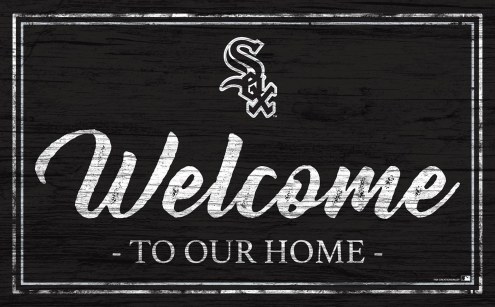 Chicago White Sox Team Color Welcome Sign