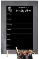 Chicago White Sox Weekly Menu Chalkboard with Frame