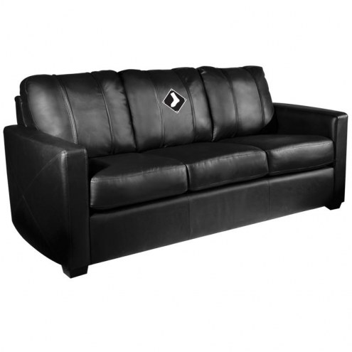Chicago White Sox XZipit Silver Sofa with Secondary Logo