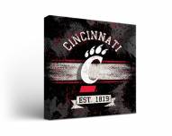Cincinnati Bearcats Banner Canvas Wall Art