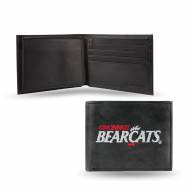 Cincinnati Bearcats Embroidered Leather Billfold Wallet
