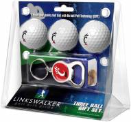 Cincinnati Bearcats Golf Ball Gift Pack with Key Chain