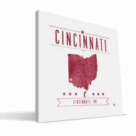 Cincinnati Bearcats Industrial Canvas Print