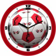 Cincinnati Bearcats Soccer Wall Clock
