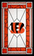 Cincinnati Bengals 11" x 19" Stained Glass Sign