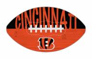 Cincinnati Bengals 12" Football Cutout Sign