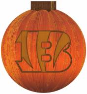 Cincinnati Bengals 12" Halloween Pumpkin Sign