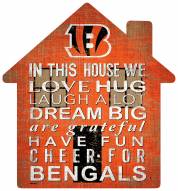 Cincinnati Bengals 12" House Sign