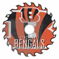 Cincinnati Bengals 12" Rustic Circular Saw Sign