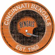 Cincinnati Bengals 24" Heritage Logo Round Sign