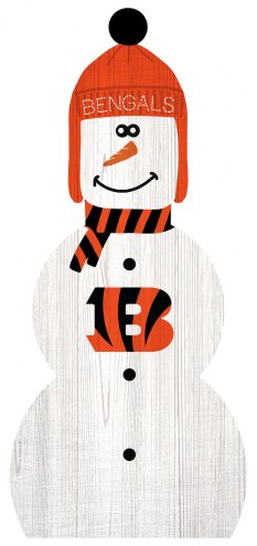 Cincinnati Bengals 31&quot; Snowman Leaner