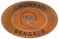 Cincinnati Bengals 46" Heritage Logo Oval Sign