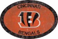Cincinnati Bengals 46" Team Color Oval Sign