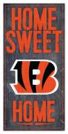 Cincinnati Bengals 6" x 12" Home Sweet Home Sign