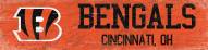 Cincinnati Bengals 6" x 24" Team Name Sign